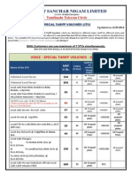 Bharat Sanchar Nigam Limited: Voice - Special Tariff Voucher - Group I