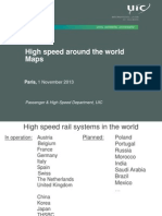 D High Speed Lines in The World Maps PDF