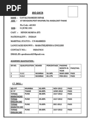 Biodata