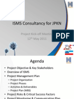 ISMS Consultancy For JPKN - Project Kickoff Meeting PDF