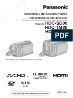 Panasonic HDC HS80 PDF