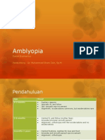 Amblyopia