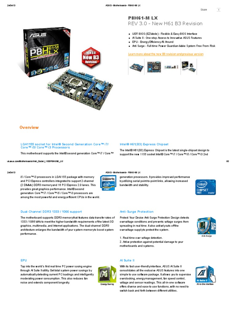 Asus P8h61 M Lx Lan Drivers For Mac