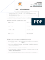 Ficha 3 Números Enteros PDF