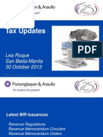 copy of Tax Updates 2013 PandA (Lea Roque)