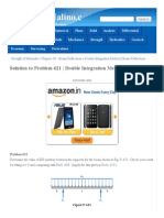 Solution To Problem 621 - Double Integration Method - Strength of Materials Review PDF