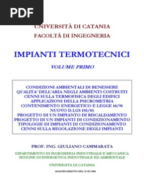 Impianti Termotecnici Vol1