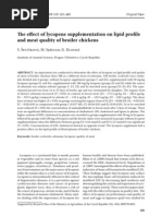 Download The effect of lycopene supplementation on lipid profile and meat quality of broiler chickens by imperialscribd SN24205008 doc pdf