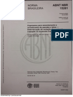 NBR 15261 - Variação Volumétrica PDF