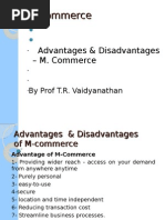 Download Adv  Disadv of m commerce by Gaurav Kumar SN24206077 doc pdf
