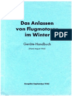 Anlassen Flugmotoren Im Winter