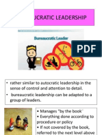 Bureaucratic Leadership