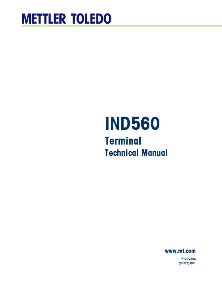 IND560 Technical Manual.pdf | Programmable Logic Controller | Electrical  Connector