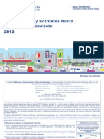IGM Habitos y Actitudes Hacia La Television y Radio 2012 PDF