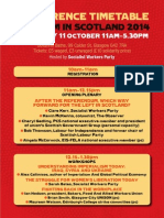 Marxism in Scotland 2014 Timetable (A5 Double-Sided Colour)