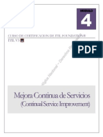 MODULO 04 Mejora Continua Continual Service Improvement V.1.0.0.A PDF