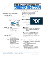 Personal Facts Sheet