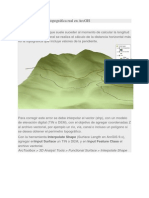 Calcular La Distancia Topográfica Real en ArcGIS PDF