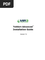 TelAlert Installation Guide-V7.0