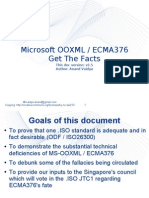 Microsoft OOXML / ECMA376 Get the Facts