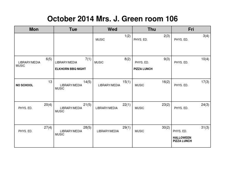 October 2014 Class Schedule | PDF | Foreign Language Studies | Art