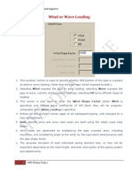 Wind or Wave Loading: Category: Stress Analysis and Supports