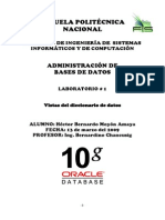 Diccionario de Datos Oracle 10g PDF