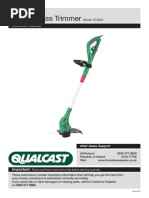 Qualcast 46cm 18" XSZ46D-SD XSZ46B XSZ46B-SD XSZ 46CM Taglio - Foto 2