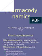 Pharmacody Namics: Ma. Minda Luz M. Manuguid, M.D