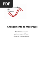 Changements de Mesure Def Def