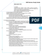 Quantitative Reasoning Quick Tips Yo