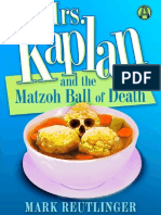 Mrs. Kaplan and the Matzoh Ball of Death by Mark Reutlinger (Chapter One Excerpt)