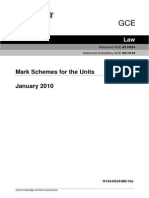 Mark Scheme January