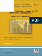 INDICADORES ECONÓMICOS PARA LA GESTIÓN DE EMPRESAS AGROPECUARIAS Inta PDF