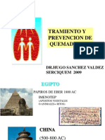 Tto y Prevencion de Quemaduras PDF