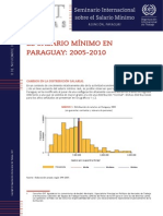 Velásquez - El Salario Mínimo en Paraguay, 2005-2010