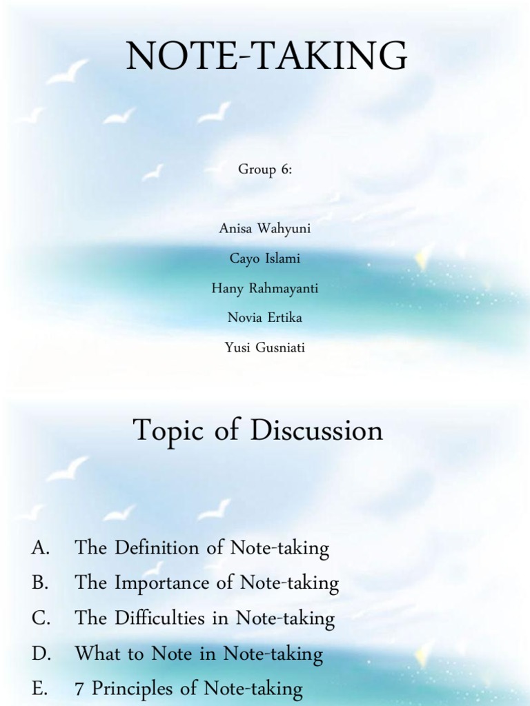 Note-Taking Strategies for Interpreters | PDF | Communication ...
