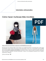 Cómo Hacer Muñecas Tilda Movibles - Diarioartesanal PDF