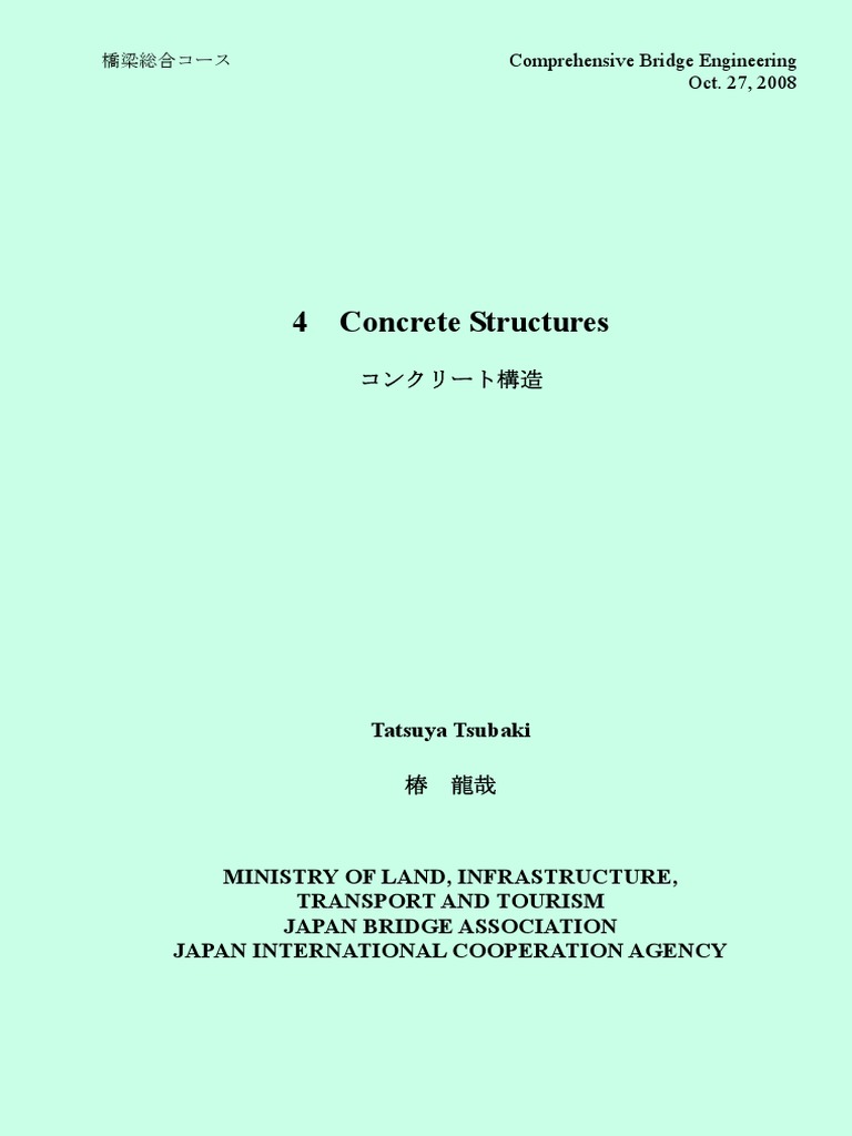 Bridge - Concrete Structures | PDF | Strength Of Materials | Concrete