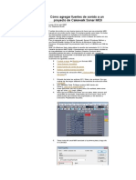Cómo Agregar Fuentes de Sonido A Un Proyecto de Cakewalk Sonar MIDI