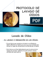 2° Protocolo de Lavado de Oidos