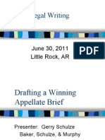 Legal Writing June 30 2011 Gerry Schulze