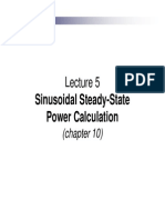 Lecture 5 Sinusoidal Steady-State Power Calculation