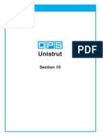 Unistrut channel material specs