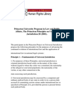 Princeton University Program in Law and Public Affairs, The Princeton Principles On Universal Jurisdiction 28 (2001)