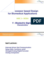 Microprocessor Based Design For Biomedical Applications: V: Bioelectric Signals