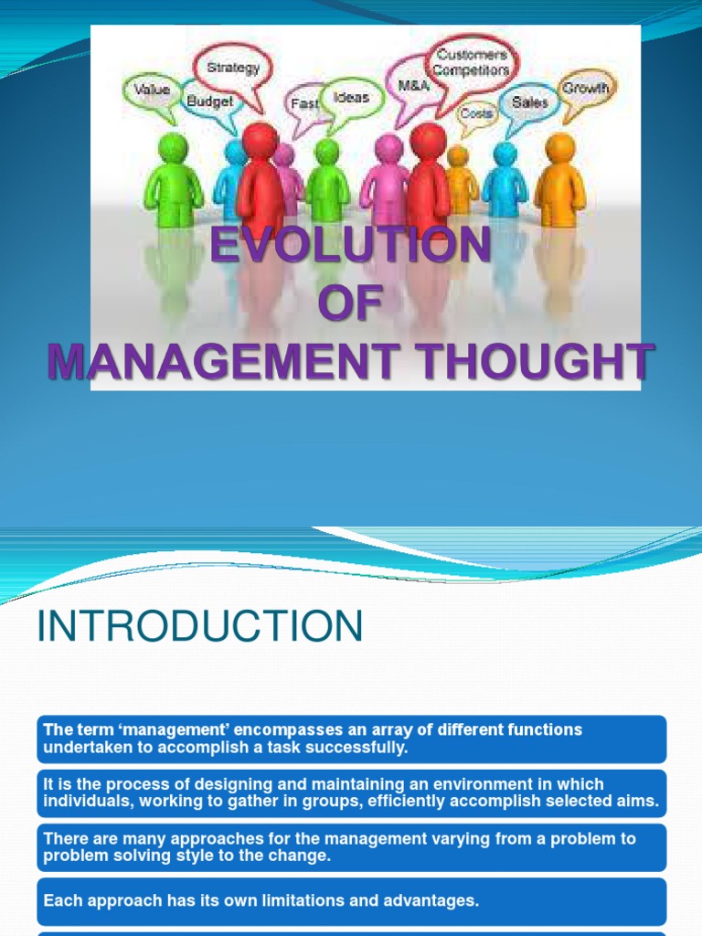 Evolution of Management Theories | PDF | Bureaucracy | System
