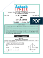 Iit Jee 2012 Paper II (Code 0)