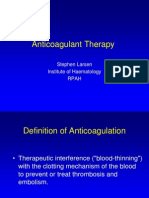 Anticoagulant Therapy