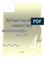 Capital Budgeting NPV Irr